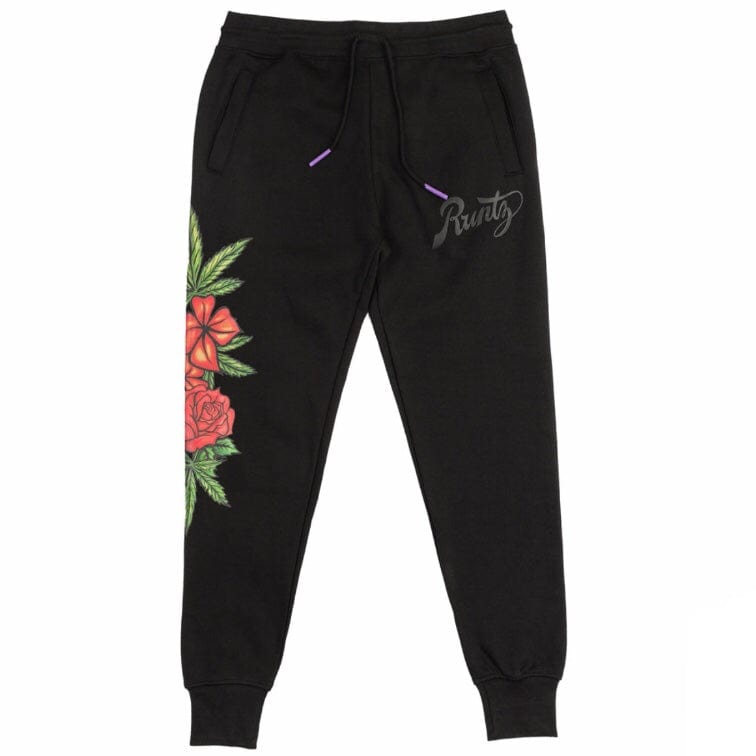 Runtz Floral Runtz Joggers (Black) 421-36500