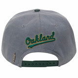 Oakland Athletics Logo Snapback Hat (Gray)