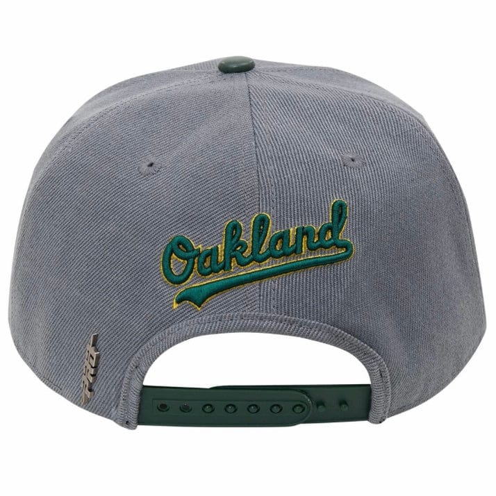 Oakland Athletics Logo Snapback Hat (Gray)