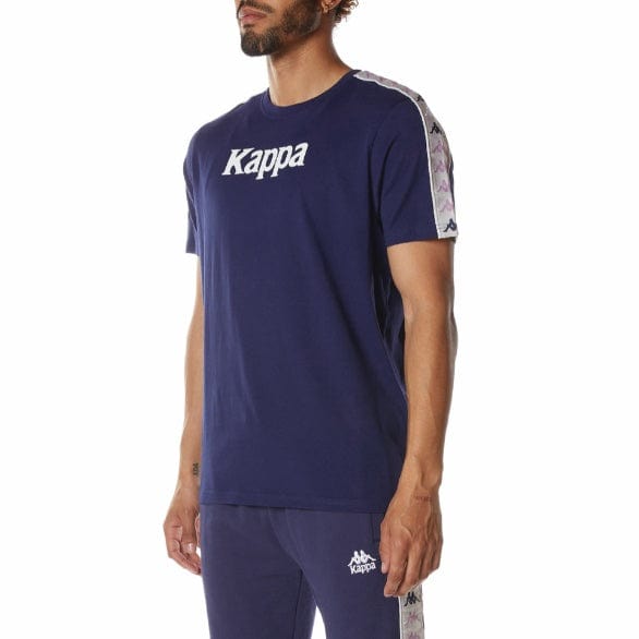Kappa 222 Banda Deto 2 T Shirt (Navy) 34198GW