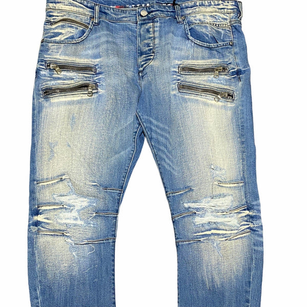 Rockstar Denim Jeans (Blue Wash) RSM266ORT