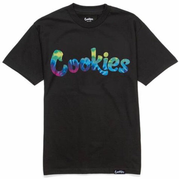 Cookies Original Mint T Shirt (Black/Multi Tie Dye)