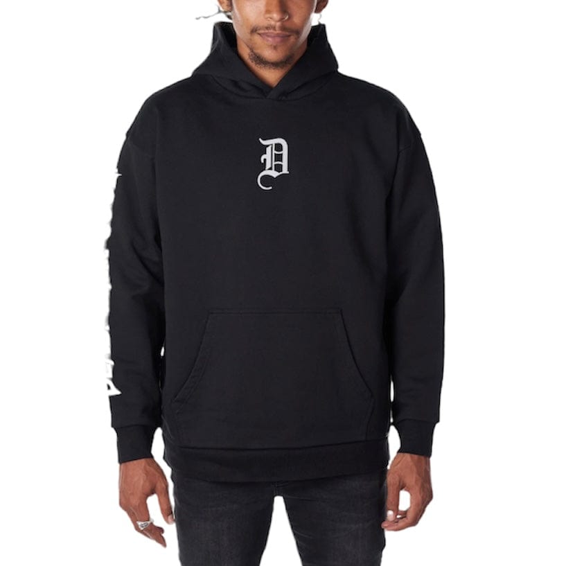 Dead Than Cool Reflective D Logo Hoodie (Black)