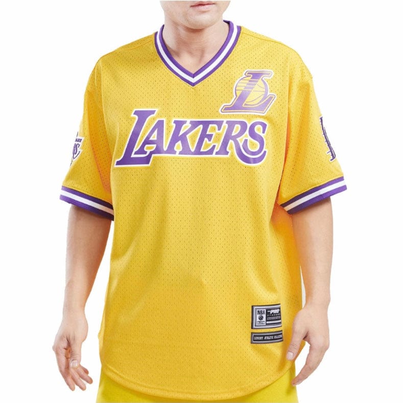 Pro Standard Nba Los Angeles Lakers Jersey T Shirt (Yellow) BLL153894-YEL