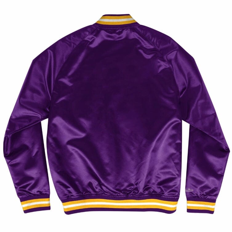 Mitchell & Ness Nba Los Angeles Lakers Lightweight Satin Jacket (Purple)