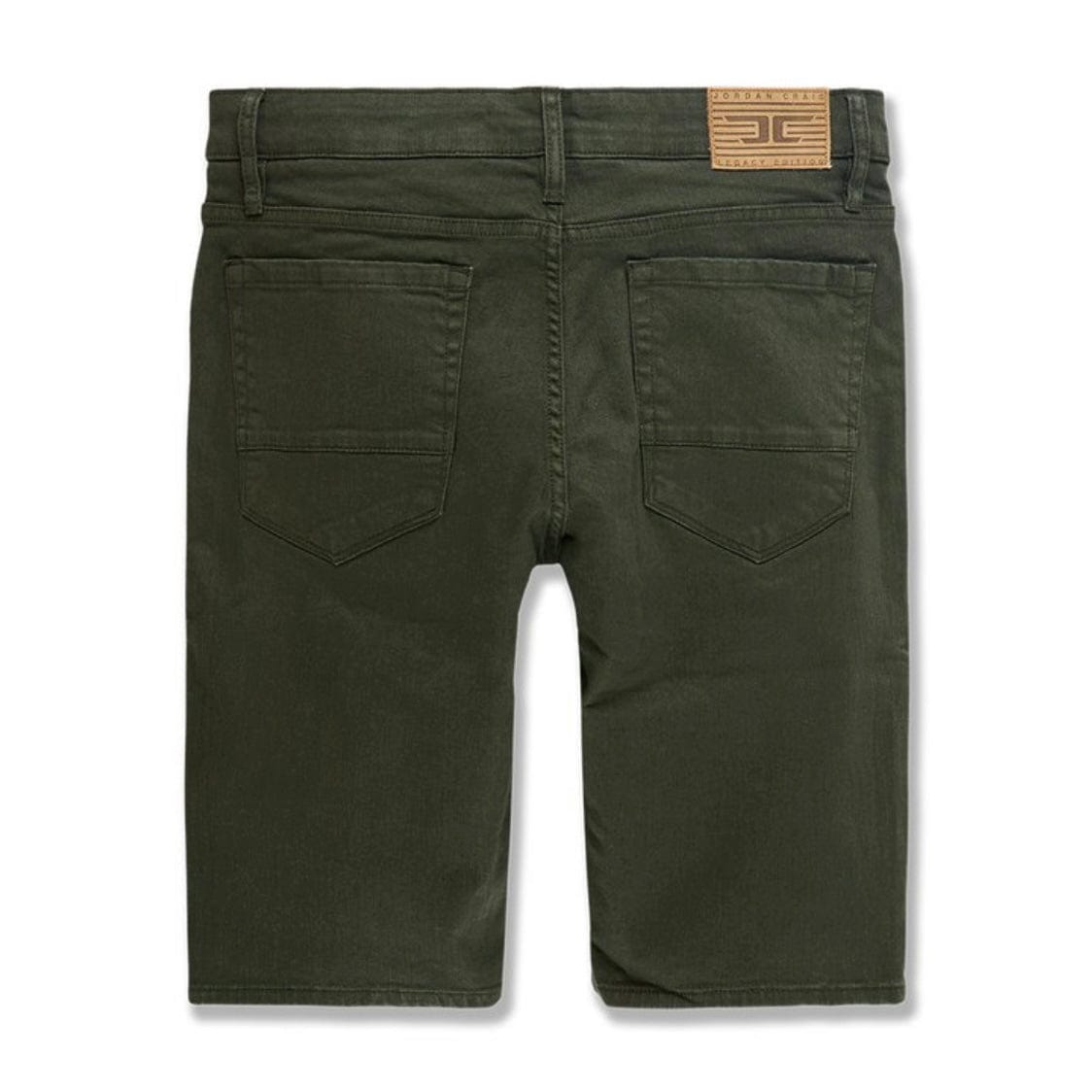 Jordan Craig Nashville Retro Slub Shorts (Army Green) - J3173S