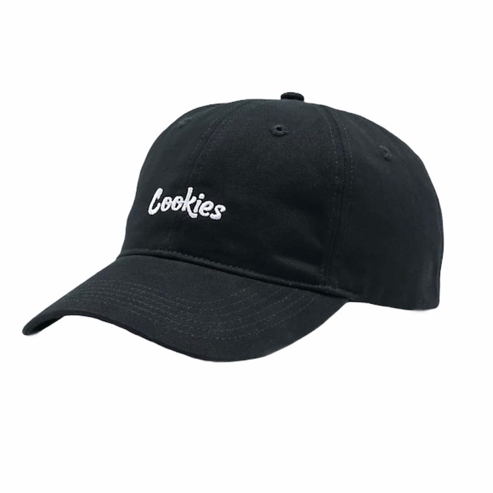 Cookies Original Mint Cotton Canvas Embroidered Dad Cap (Black/White)