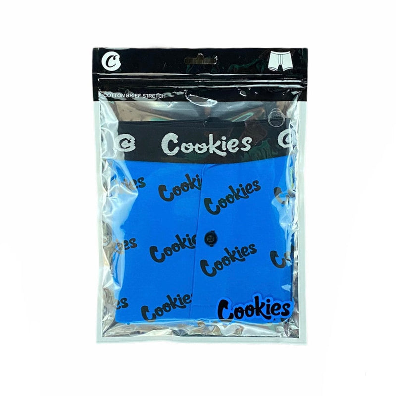 Cookies Repeated Print Button Fly Boxer (Blue) 1550A4910