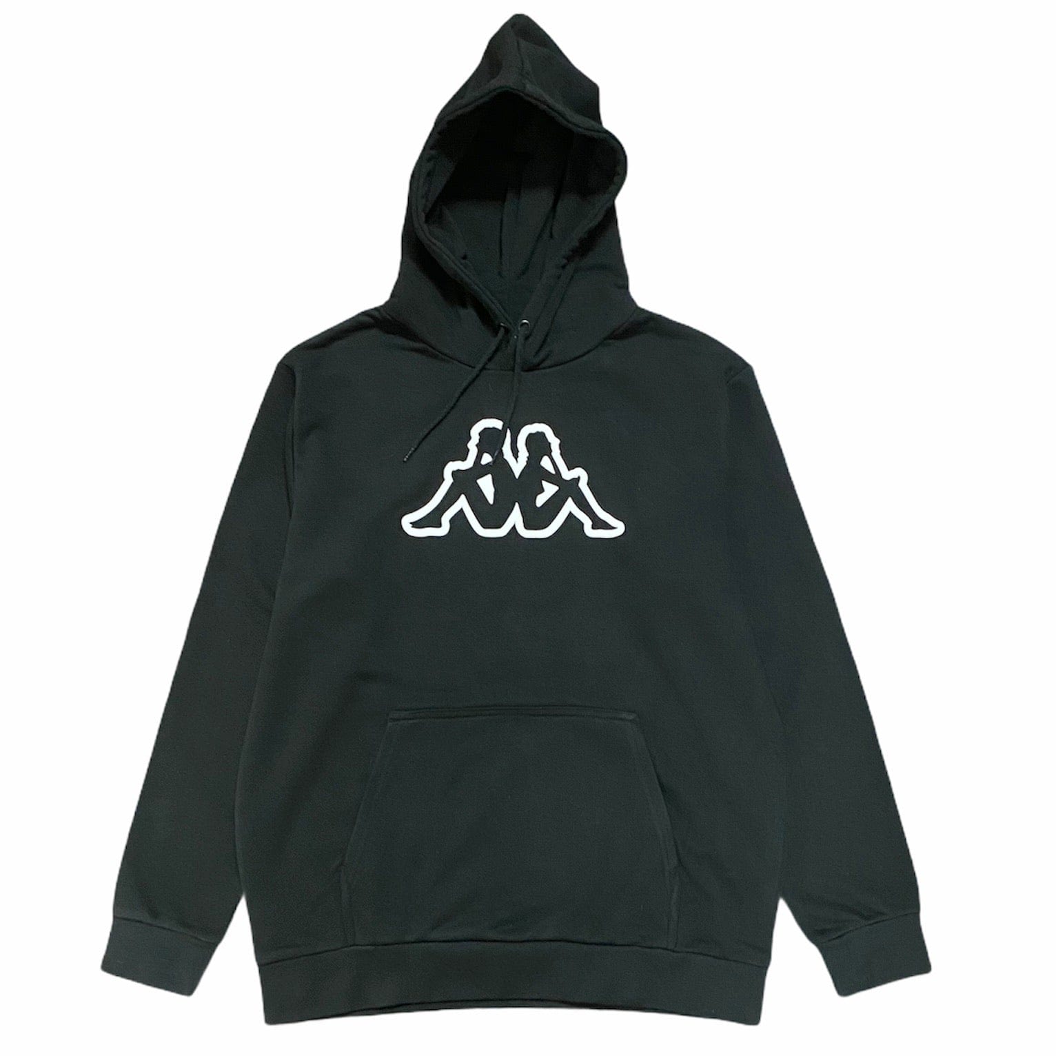 Kappa Logo Fleece Aiok Hoodie (Black/Black)