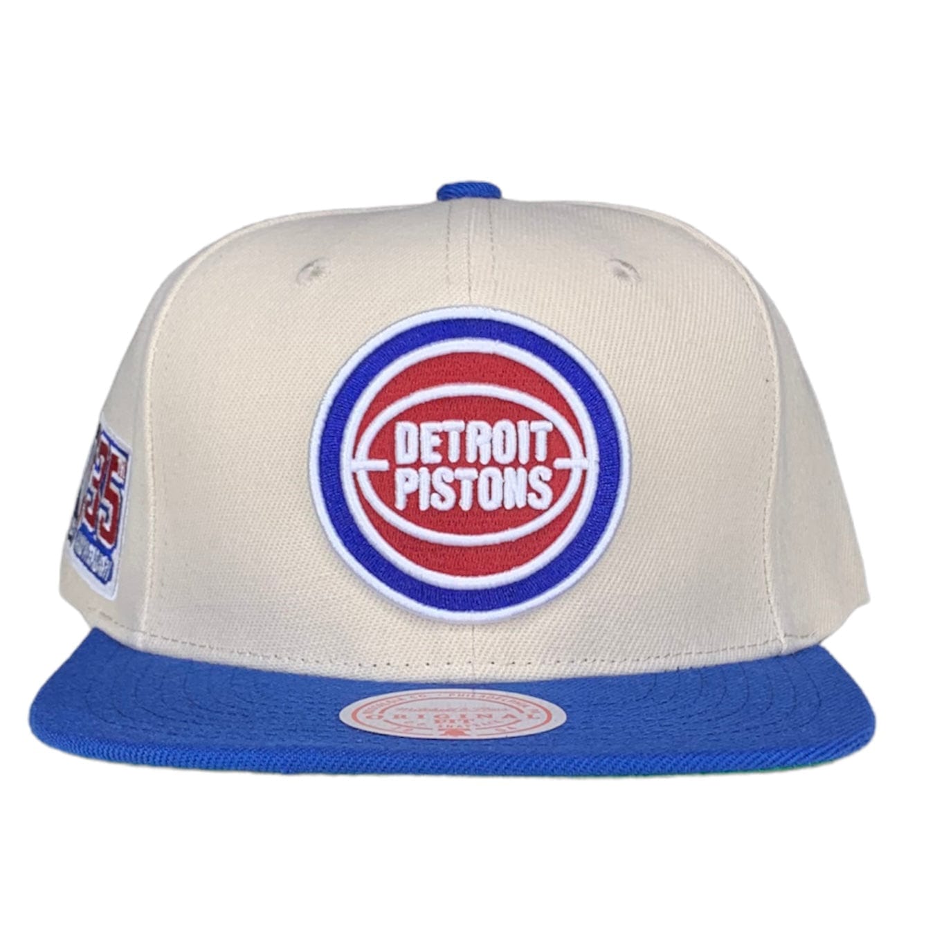 Mitchell & Ness Nba 35th Side Snapback Hwc Pistons (Off-White/Blue)