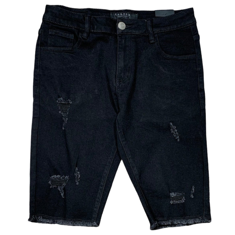 Karter Collection Leon Shorts (Black) KARPK-308