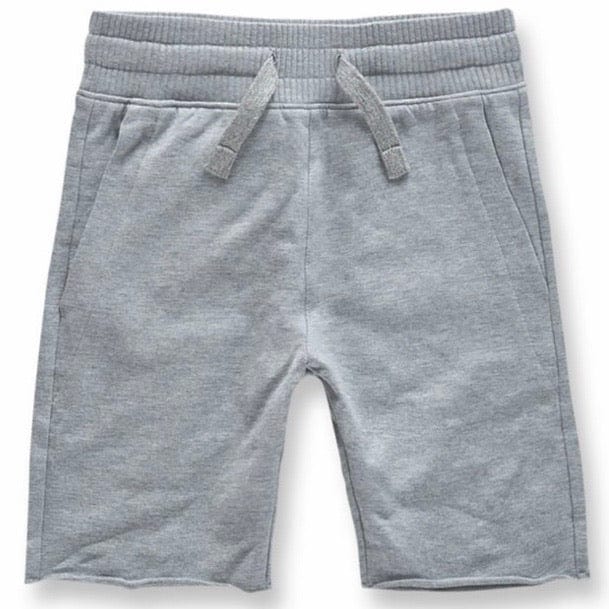 Kids Jordan Craig Palma French Terry Shorts (Heather Grey) 8350SAK