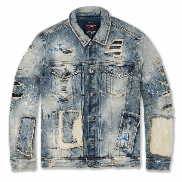 Jordan Craig Washington Heights Denim Trucker Jacket (Desert Storm) 91557