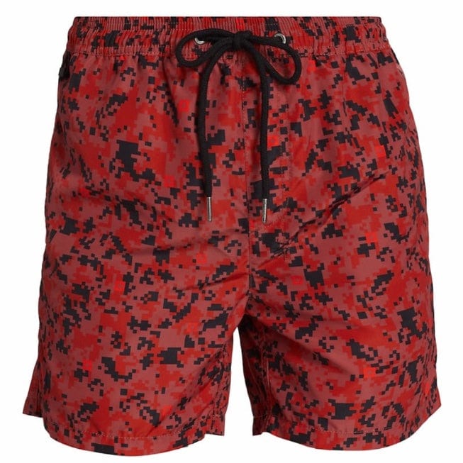 Ksubi Digi Board Short (Red/Black) MSP23WA009