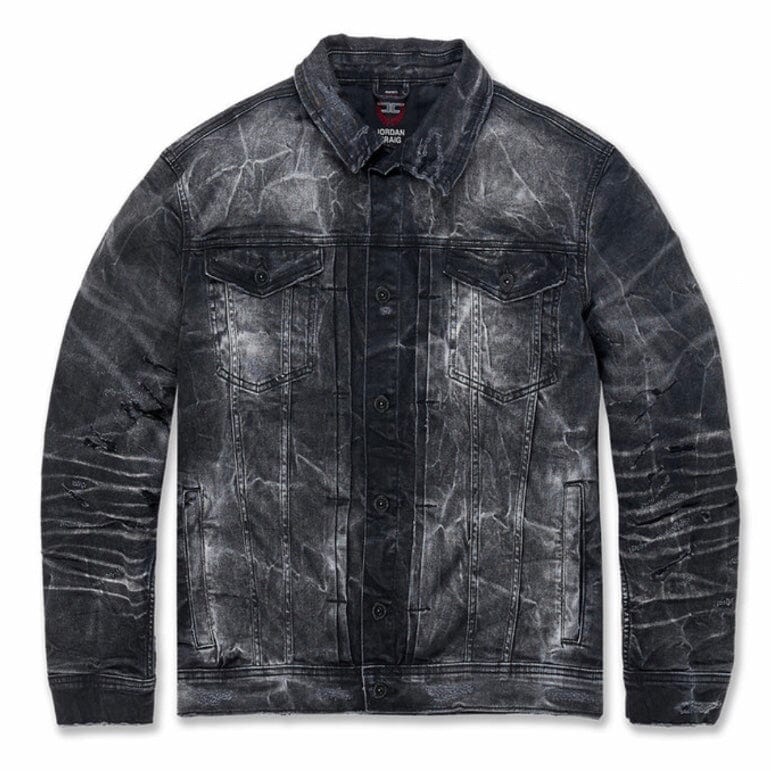 Jordan Craig Bayside Denim Trucker Jacket (Industrial Black) JJ350R