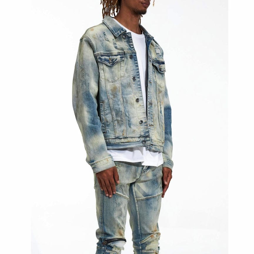 Crysp Bering Denim Jacket (Blue Sand) CRYSPF221-200