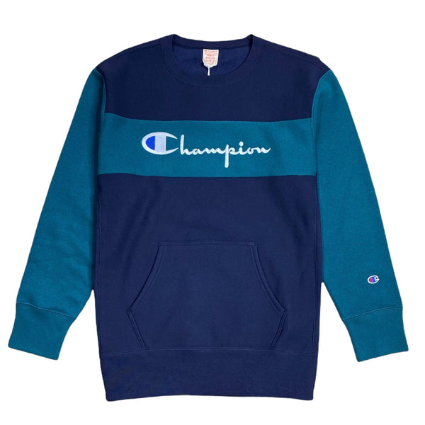 Champion Reverse Weave Sweatshirt (Navy) - CEM0