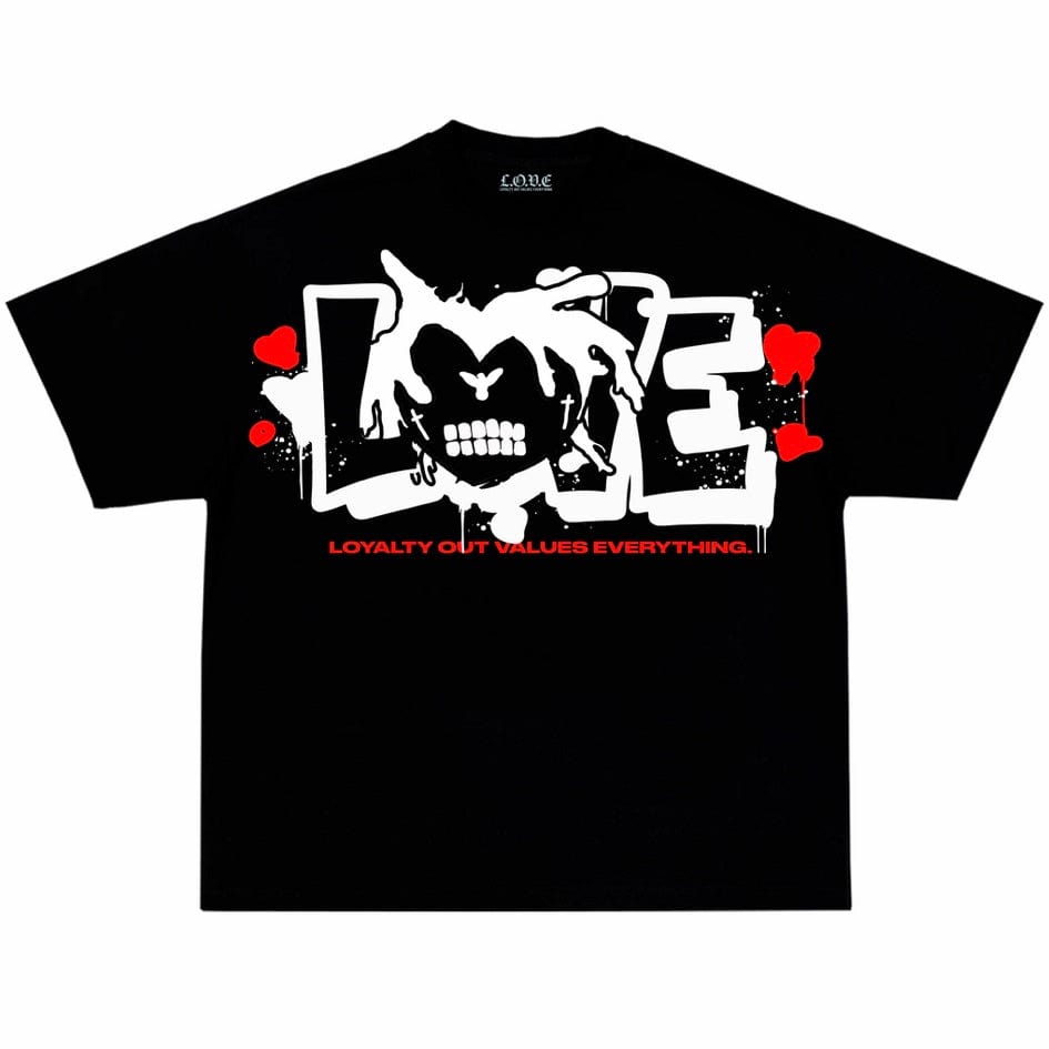 L.o.v.e Love Head T Shirt (Black)