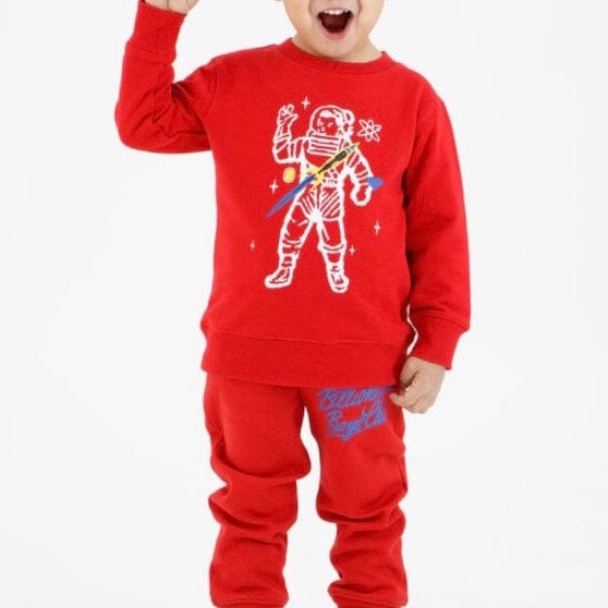 Kids Billionaire Boys Club BB Script Sweatpants (Goji Berry) 823-1100