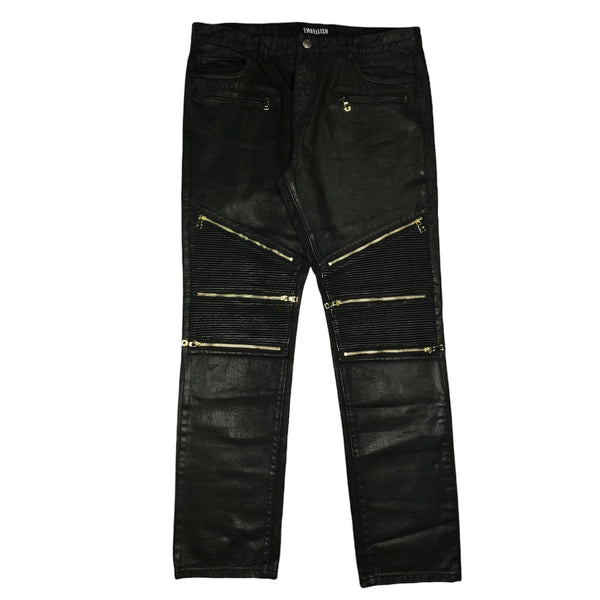 Embellish Moto Jean (Black/Gold) - EMBH16-24
