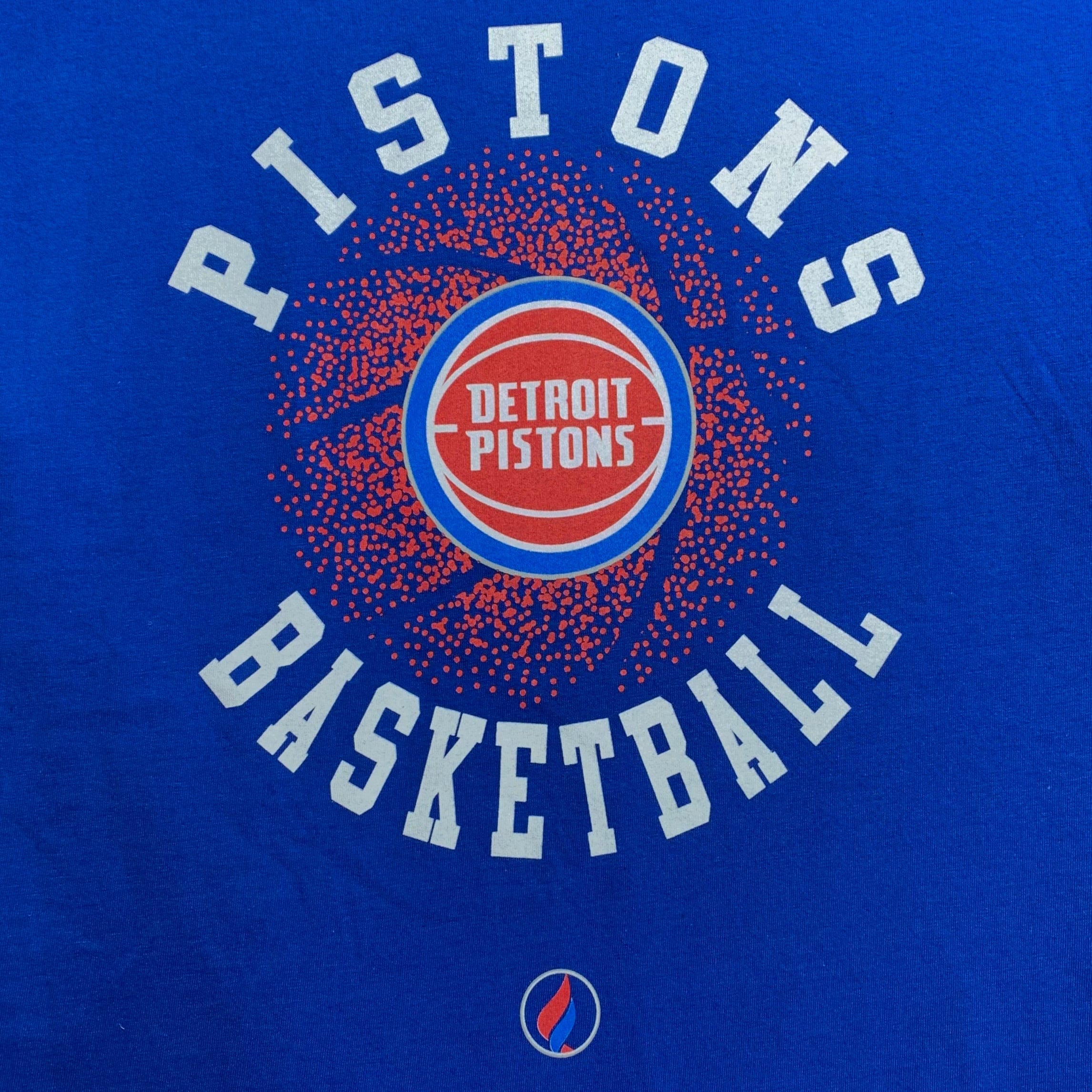 FISLL Piston's Basketball T-Shirt (Blue) - NBA1244BLU