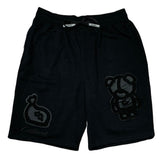 Civilized Bear T Shirt & Short Set (Black) CV1492-1493