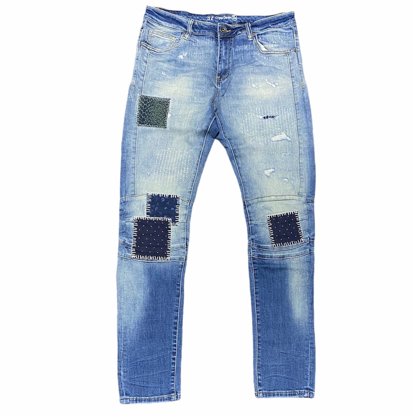 Crysp Montana 2.0 Jean (Blue Patchworm)