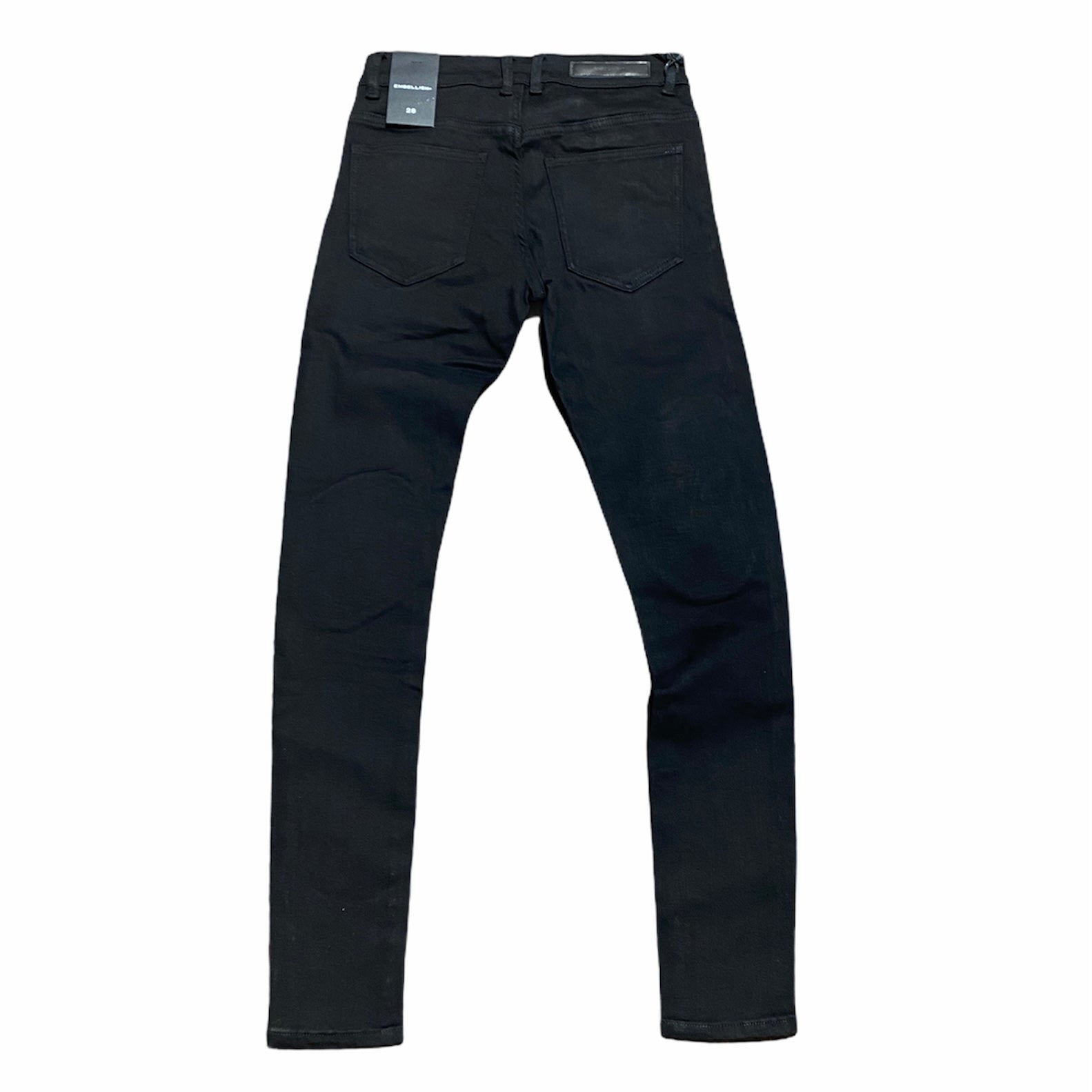 Embellish Spencer Rip & Repair Denim (Jet Black) EMBSPNCR-RR