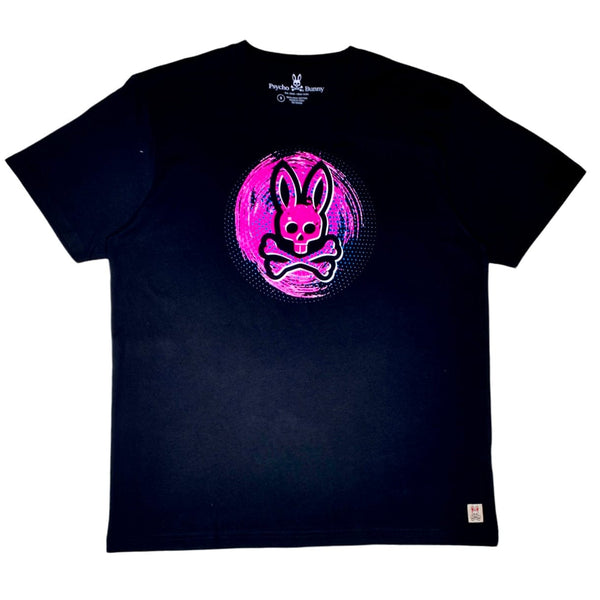 Psycho Bunny Downey T-Shirt (Black) - B6U609N1PC