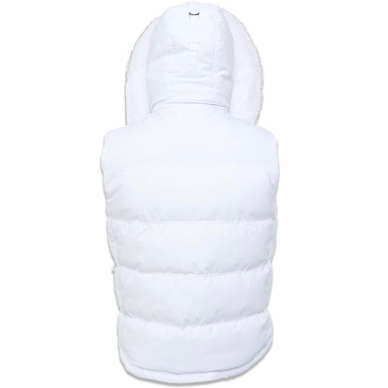 Jordan Craig Yukon Fur Lined Puffer Vest (White) 9371V