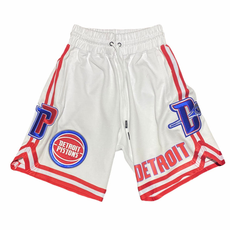 Pro Standard Detroit Pistons Chenille Shorts (White) BDP352455-WHT