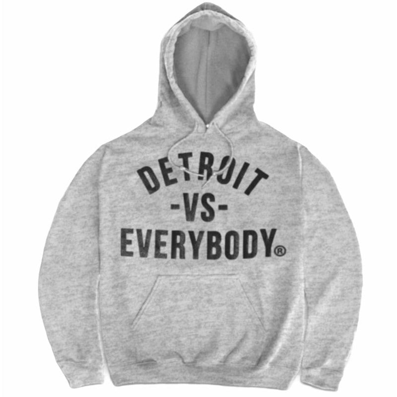 Detroit Vs Everybody Hoodie (Grey/Black)