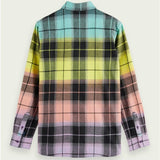 Scotch & Soda Regular Fit Colourful Checked Flannel Shirt (Combo A) 169050