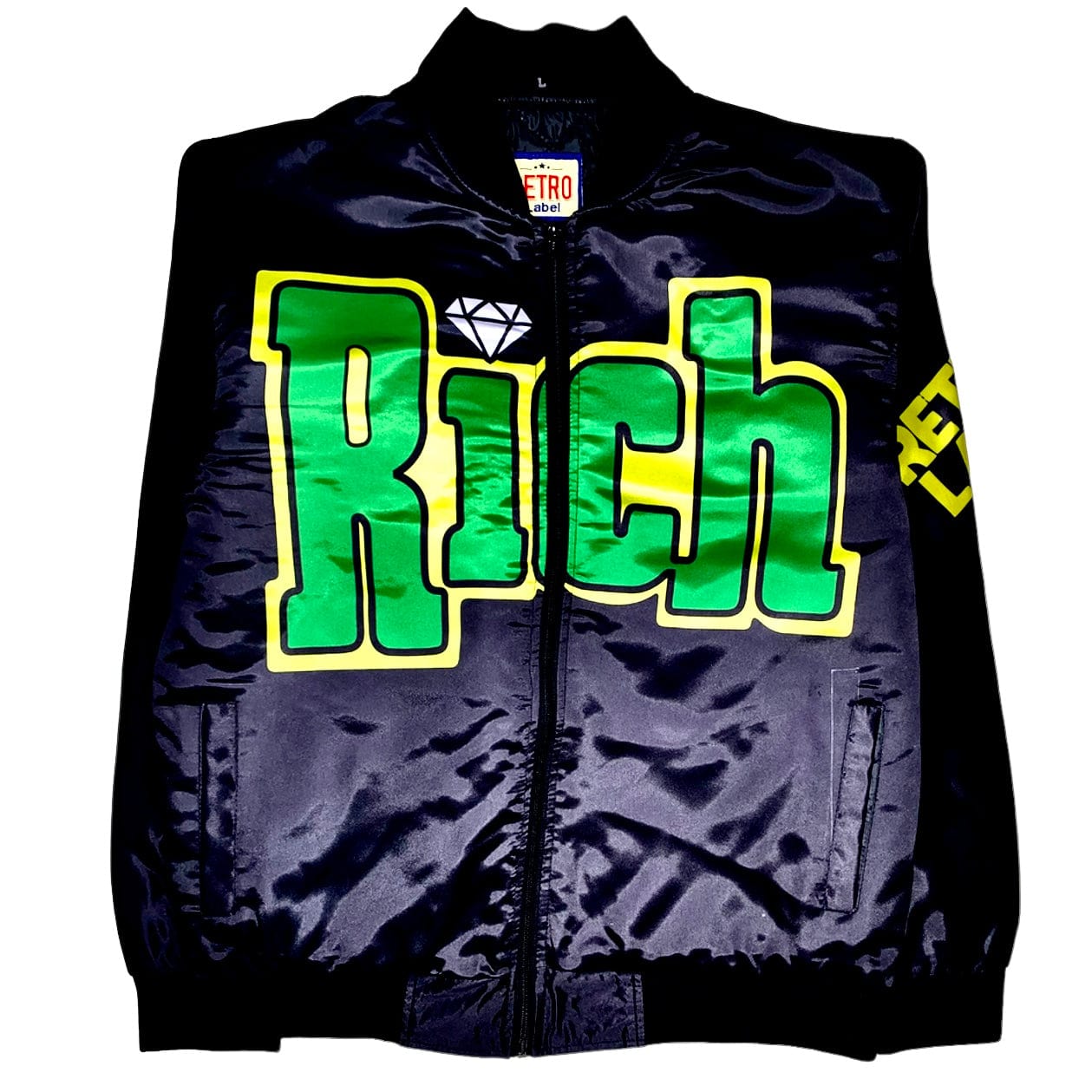 Retro Label Rich And Retro Jacket (Black) - FRED160D32