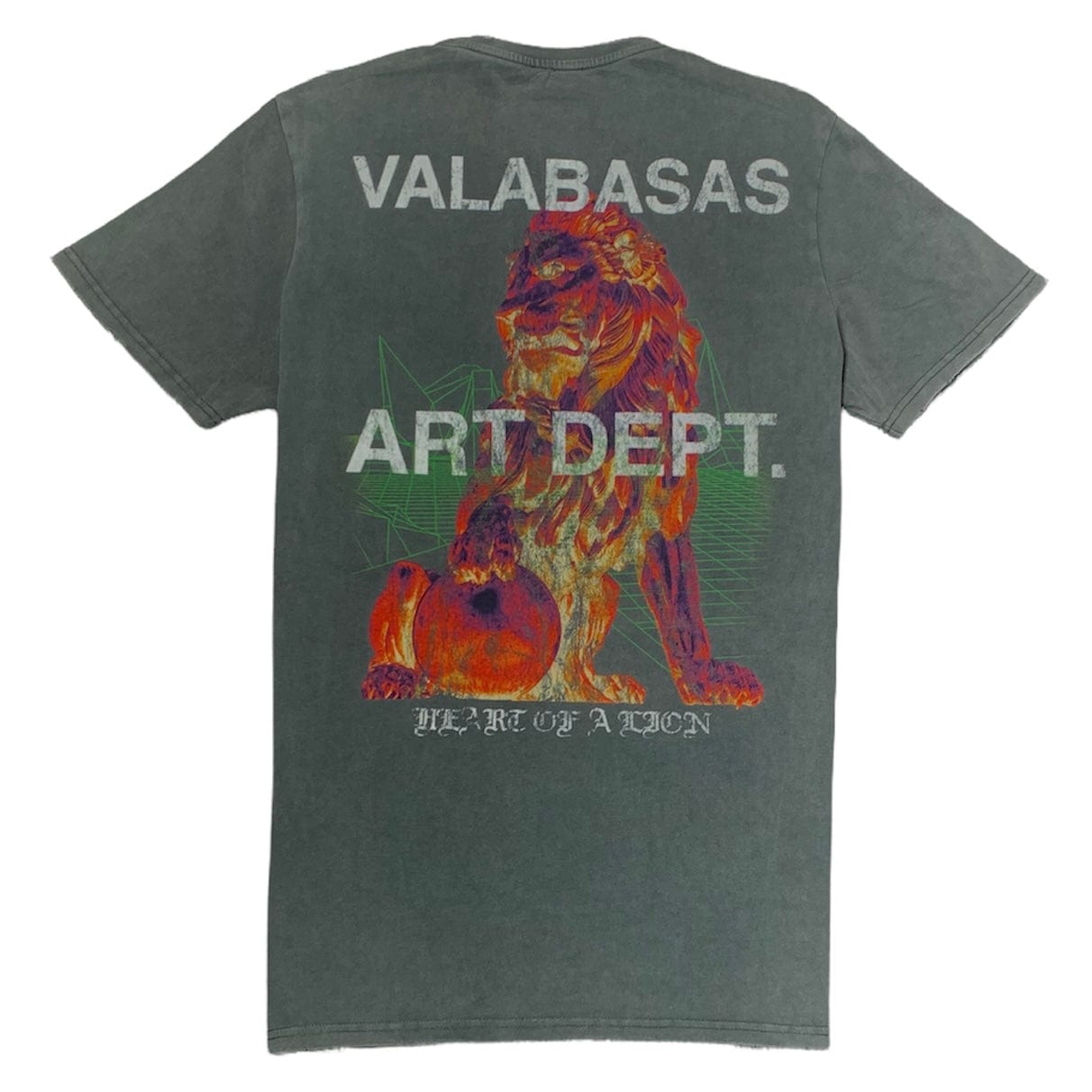 Valabasas Lion Heart Tee (Vintage Blue Grey)