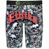 Ethika Cash Rules Underwear (Green/Red)