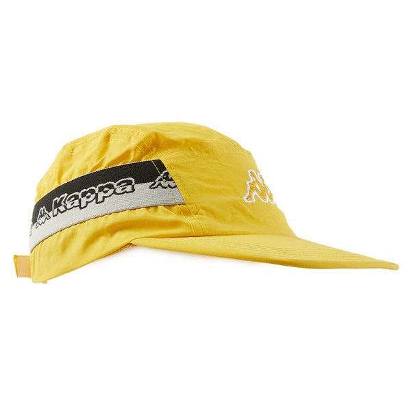 Kappa Logo Tape Drema Cap (Yellow/Grey/Black) 331B63W