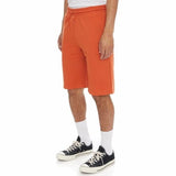 Kappa Logo Fleece Mabok Shorts (Orange)