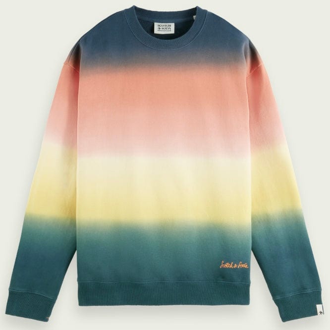 Scotch & Soda Tie-dye Felpa Crewneck Sweatshirt (Combo C) 169189