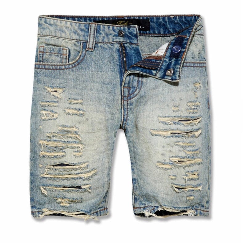 Kids Jordan Craig Ironbound Denim Shorts (Lager) J3186SK