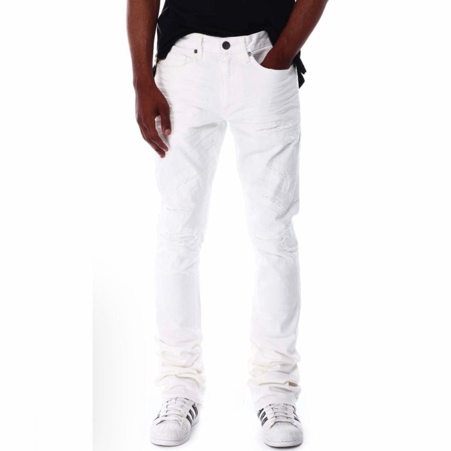 Jordan Craig Martin Flare Stacked Denim (Cream) JTF955R