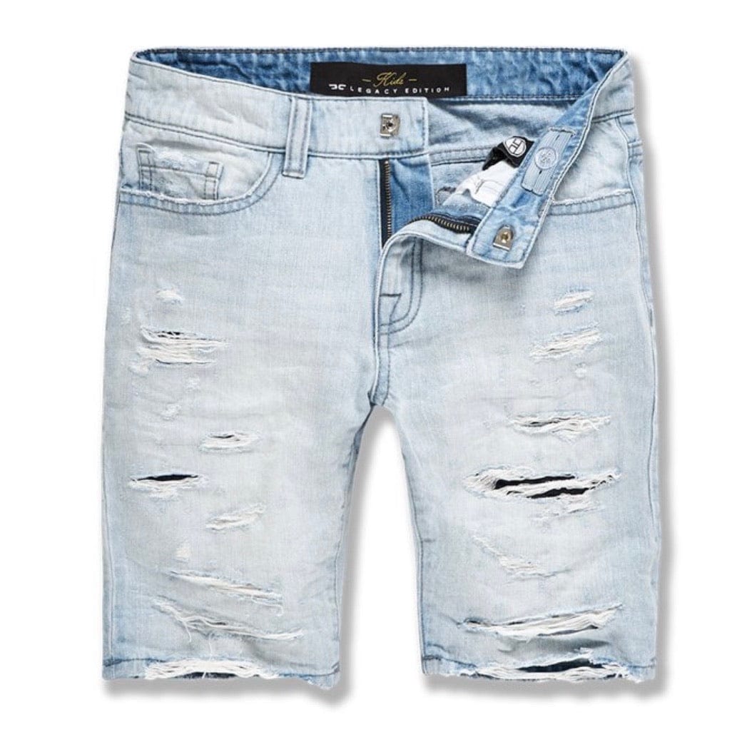 Kids Jordan Craig Belmar Denim Shorts (Ice Blue) J3164SK