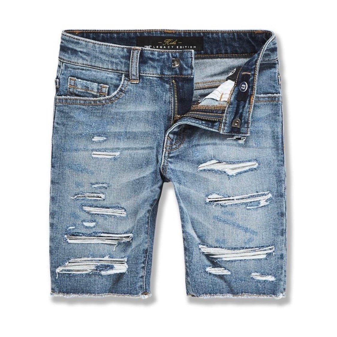 Kids Jordan Craig Abyss Denim Shorts (M Blue) J3165SK