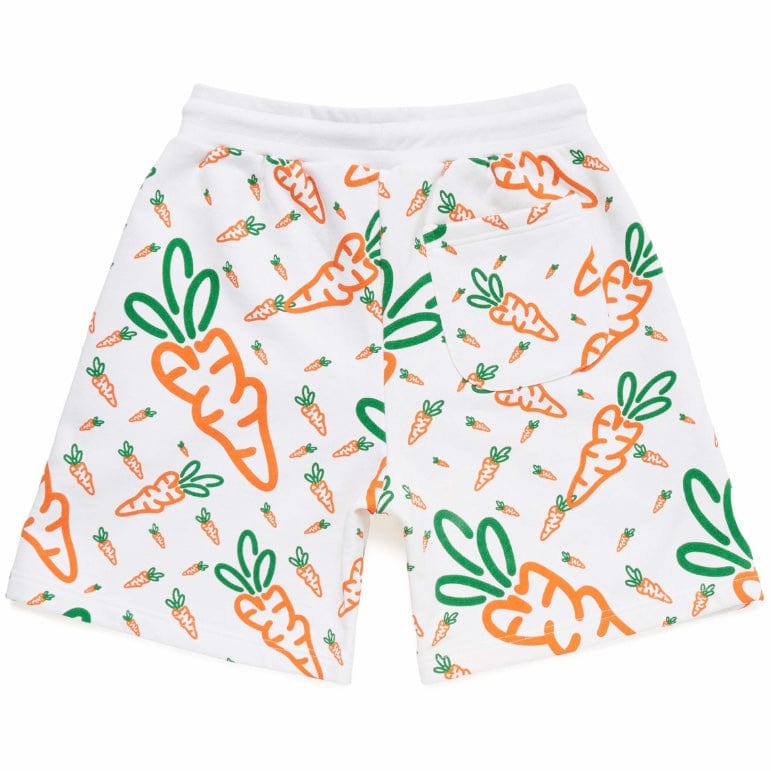 Carrots All Over Sweatshorts (White) CRT22-02