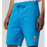 Psycho Bunny Hindes Sweat Shorts (Seaport Blue) B6R416T1FT