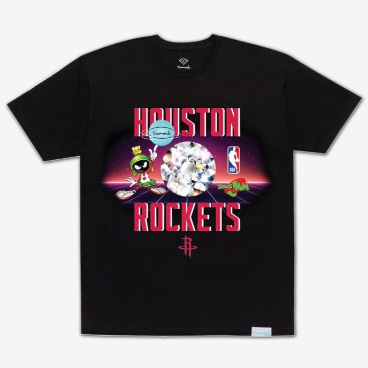 Diamond Supply Space Jam Houston Rockets Tee (Black) A20DMPA206