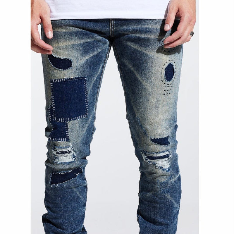 Crysp Charter Denim (Blue Patches) CRYSPSP221-123