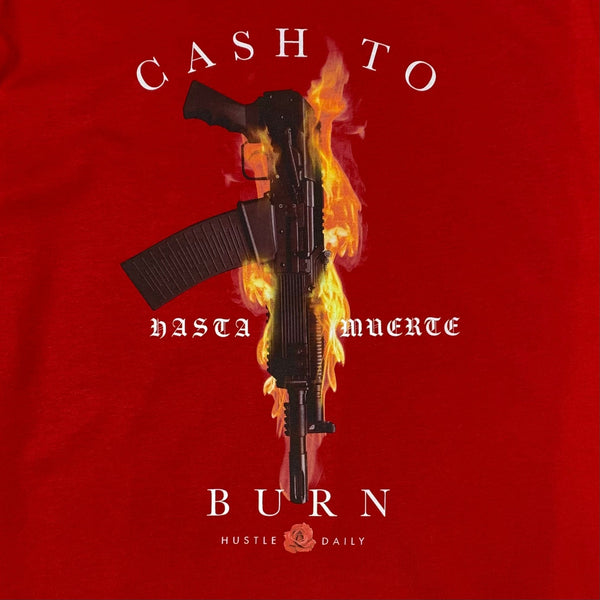Hasta Muerte Hustle Daily Fire Carolina GT T Shirt (Red)