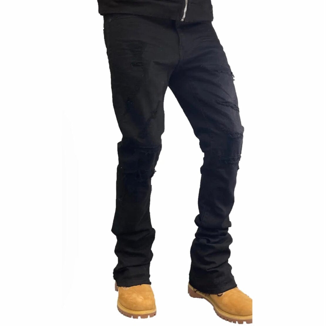 Jordan Craig Martin Flare Stacked Denim (Black) JTF955R