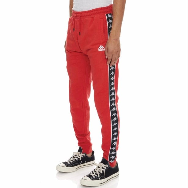 Kappa 222 Banda Alanz 2 Sweatpants (Red/Black) 311BHCW-A2I